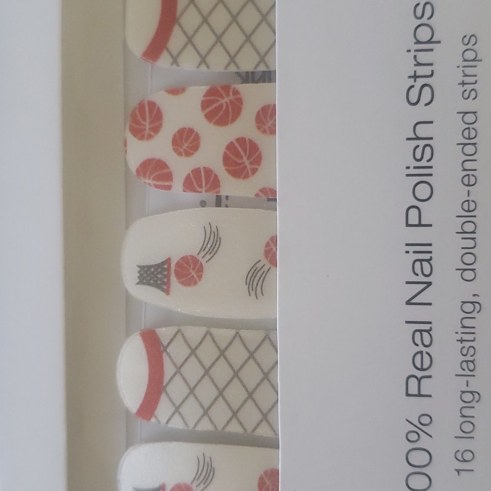 Slamdunk Basketball Nail Polish Strips